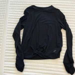 Black freely brand activewear shirt
